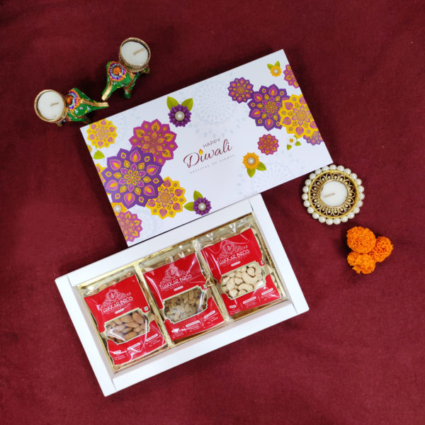 Platinum Diwali Dryfruit Gift Box